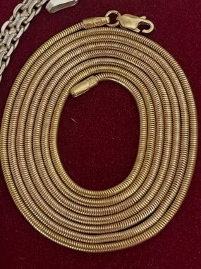 Gold Snake Chain Necklace - Women Jewelry